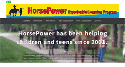 Desktop Screenshot of horsepowerkids.org
