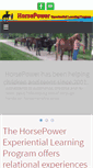 Mobile Screenshot of horsepowerkids.org
